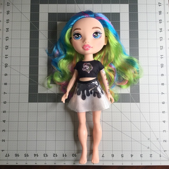 Rainbow Surprise 14” Doll- Rainbow Dream Doll with DIY Slime - Picture 9 of 14